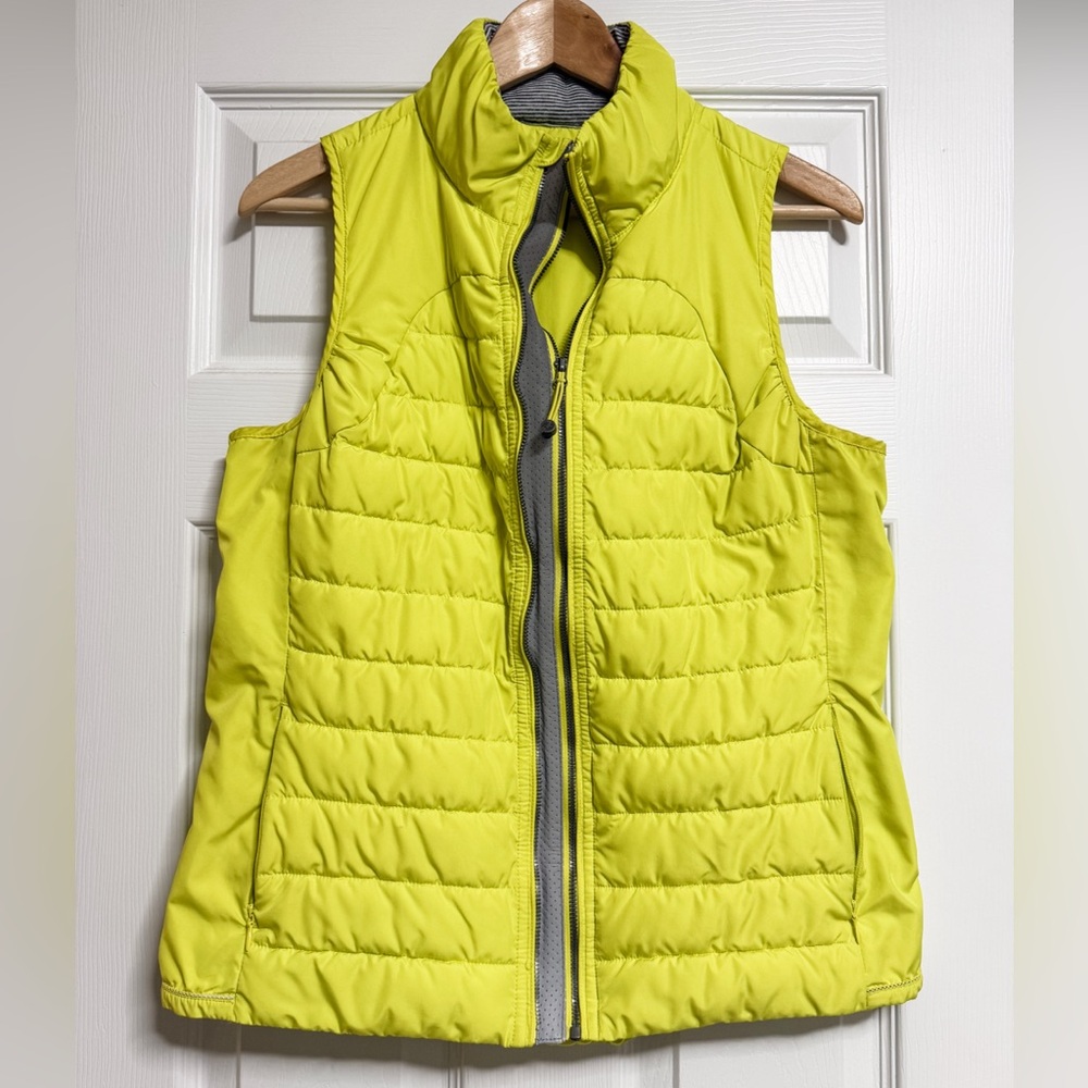 Tangerine Packable Puffer Vest, Size M